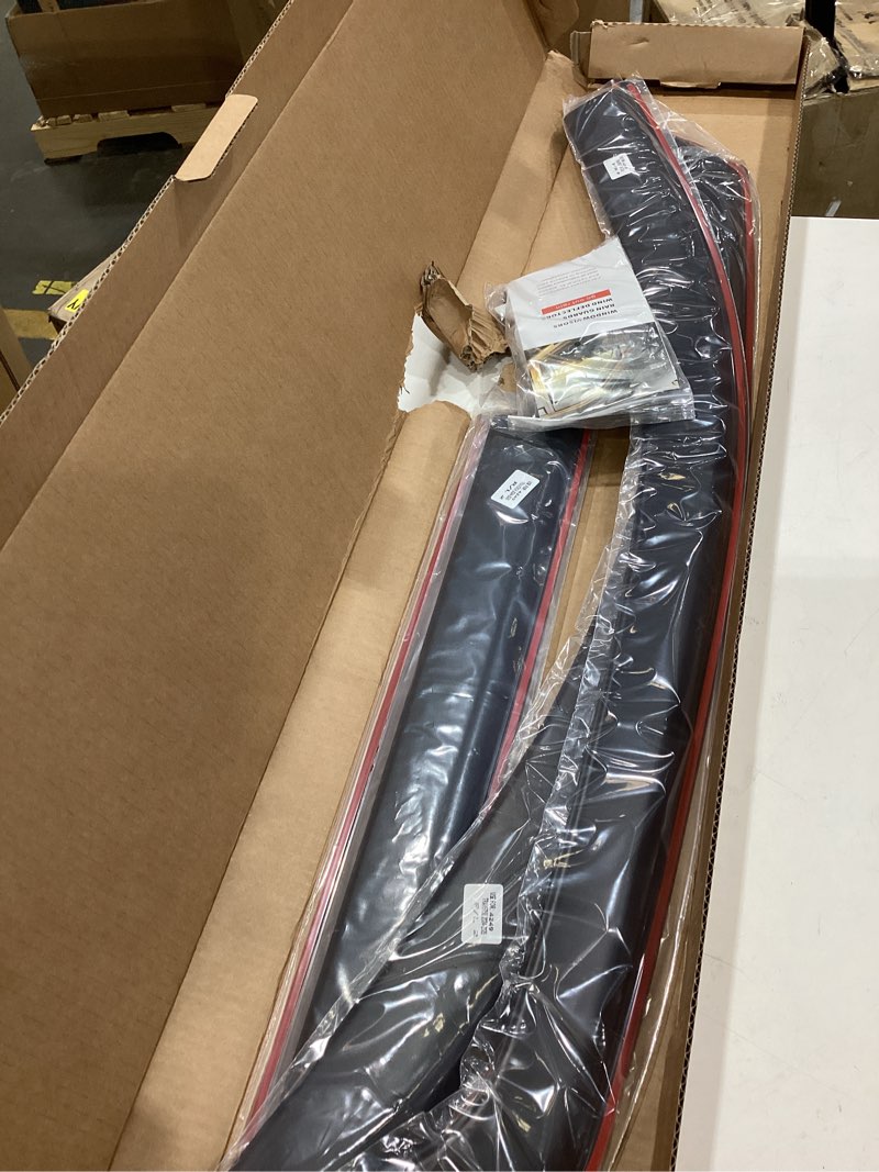 Condition photo showing New/Like New for 4 pieces in-channel extra durable rain guards fit for 2021-2025 kia k5,window deflectors,window visors (smoke black)