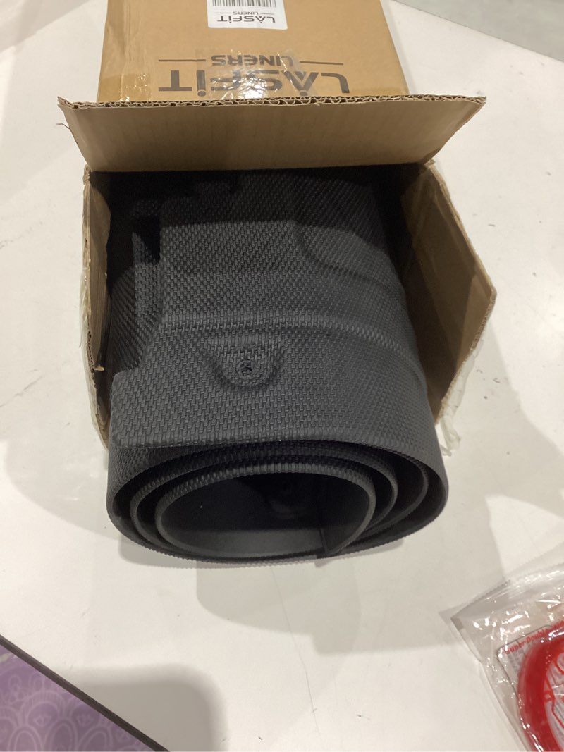Condition photo showing Good Condition for lasfit tailgate mat for toyota tundra 2022-2026 (not fit drop-in liners), all weather truck tailgate liner for tundra tpe tailgate protector liner tundra 2022 2023 2024 2025 2026 accessories, black 2022-2026|tundra|tailgate mat