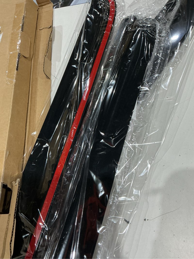 Condition photo showing Good Condition for window visors rain guards for 2017-2026 ford f250-f550 super duty supercrew, out-channel window vent wind deflectors visors shades for 17-26 f-250 f-350 f-450 f-550 sd crew cab, for full-size cabs