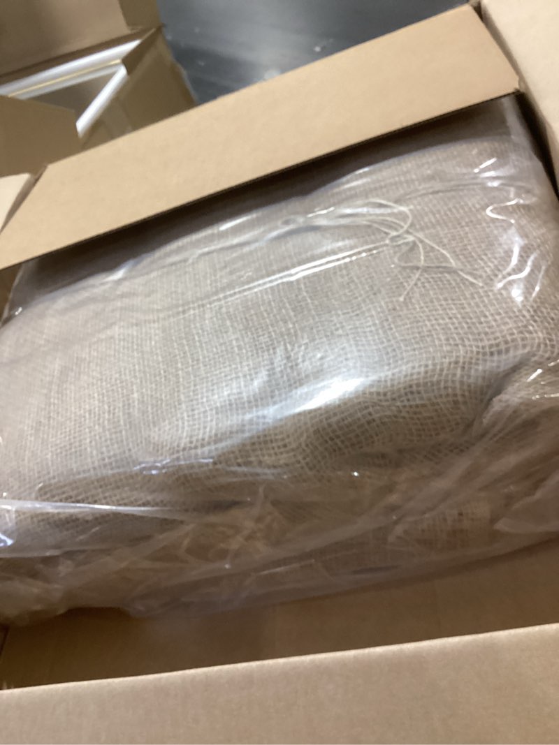 Condition photo showing Good Condition for Buryeah 60 Inch x 100 ft Burlap Fabrics Roll Natural Burlap Tree Wrap Winter Garden Frost Plant Prot