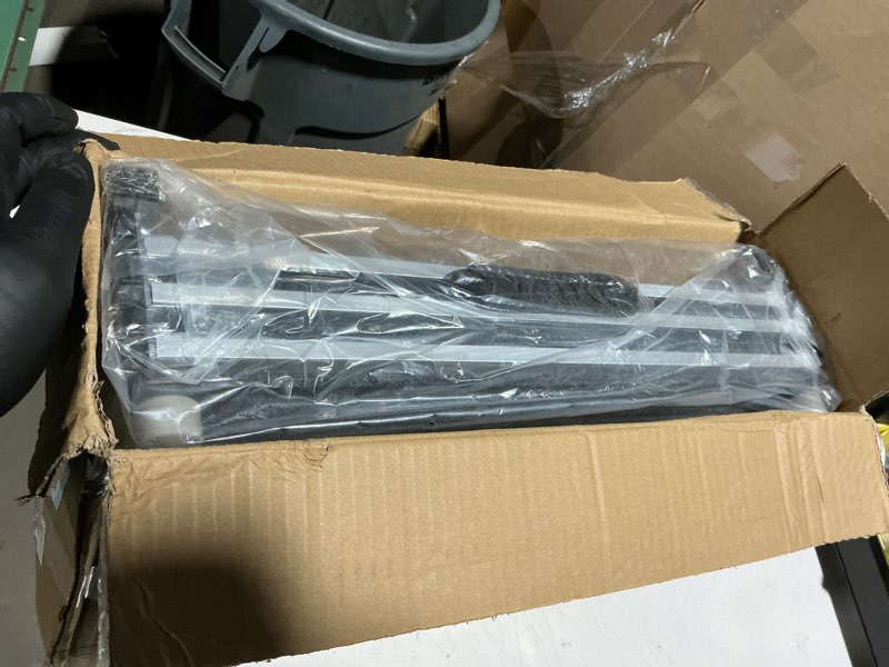 Condition photo showing Good Condition for dog stairs for car, extra wide stairs for large dogs, pet steps aluminum foldable dog steps for cars and suv, high beds, trucks, supports up to 200 lbs (extra wide-4 steps) 4steps-widen