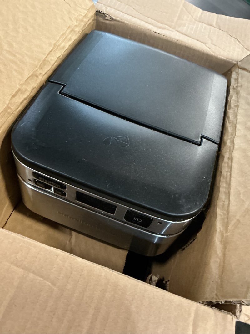 Condition photo showing As Is for Hamilton Beach 12 Cup Programmable Coffee Maker, FrontFill Drip Coffee Maker