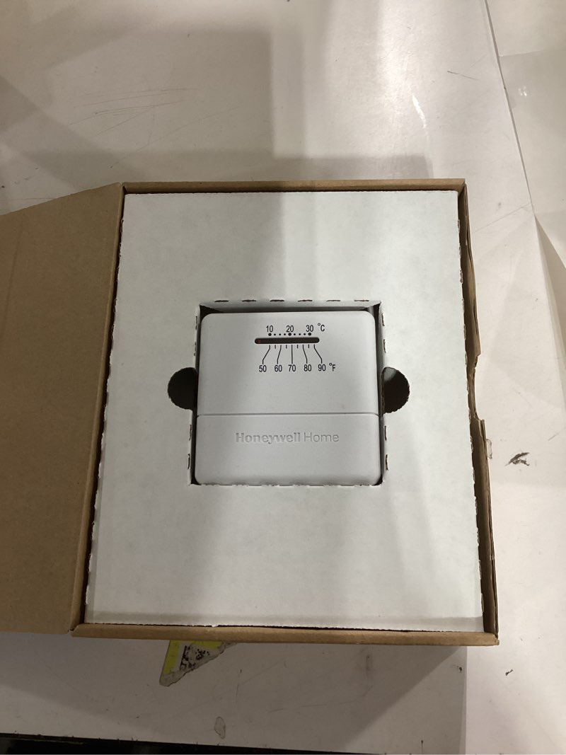 Condition photo showing As Is for Honeywell CT30A1005 Standard Manual Economy Thermostat, Almond, 0.6