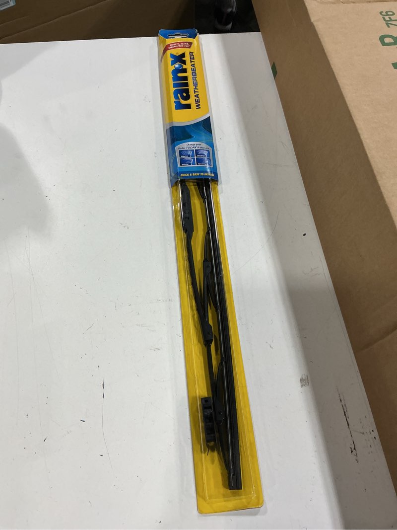 Condition photo showing New/Like New for rain-x rx30224 weatherbeater wiper blades, 24" windshield wipers (pack of 1), automotive replacement windshield wiper blades that meet or exceed oem quality and durability standards pack of 1 24"