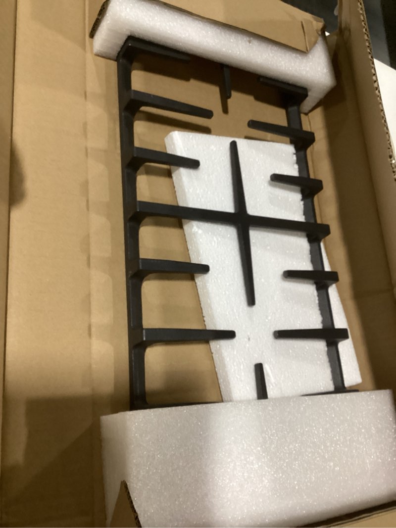 Condition photo showing As Is for WB31X27150 Burner Grates Cooktop Replacement Parts for GE Grates JXGRATE1 GE Range Grates Center Grate Gas Stove Parts Stove Grates JGB735SPSS Cast Iron Grates JGBS66REKSS Cooktop Grates 1 Pcs