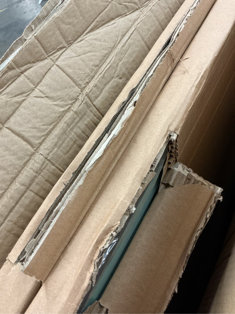 Condition photo showing Good Condition for (2 pieces only)picrit 30x40 picture frame 3 pack, black poster frame, display poster 24 x 36 with mat or 30 x 40 without mat for horizontal or vertical wall mounting black 30x40