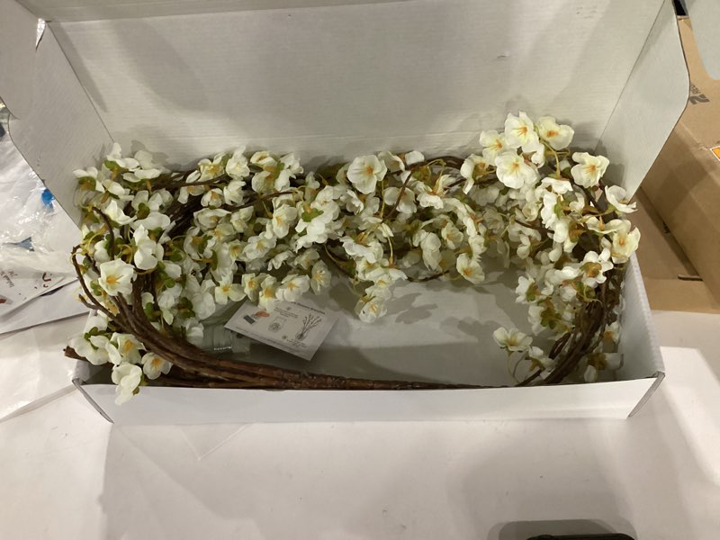 Condition photo showing New/Like New for Pink Cherry Blossom Branches – 6 Pcs 33.5" Long Stem Artificial Flowers for Tall Vase, Faux Silk Spring Decorations for Home, Realistic Fake Pink Flowers for Bedroom & Wedding Centerpiece Decor