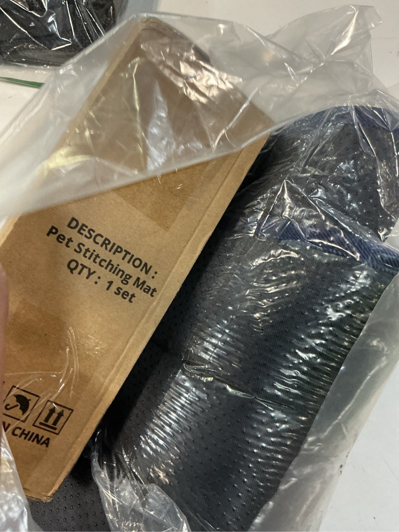 Condition photo showing Good Condition for balance dog crate pad, dog foam crate mat kennel pad, washable water-resistant pet bed flat dogs cage mat for medium dogs, 2 packs 30.0"l x 19.0"w x 0.8"th dusty blue, 2 packs