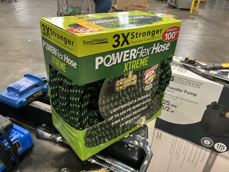 Condition photo showing Good Condition for flex-able hose xtreme 1-in x 50-ft kink free woven green hose