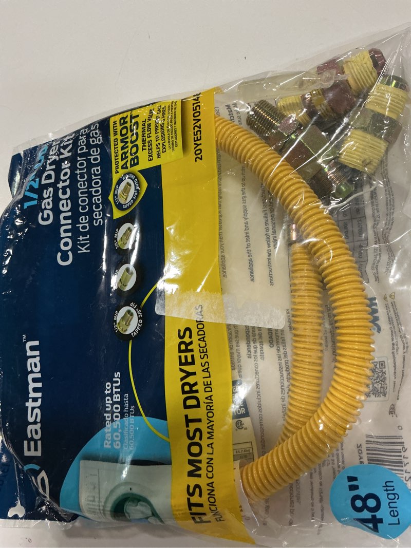 Condition photo showing Good Condition for Eastman 20YE52V05148K Gas Dryer Connector & Installation Kit - Quantity 1