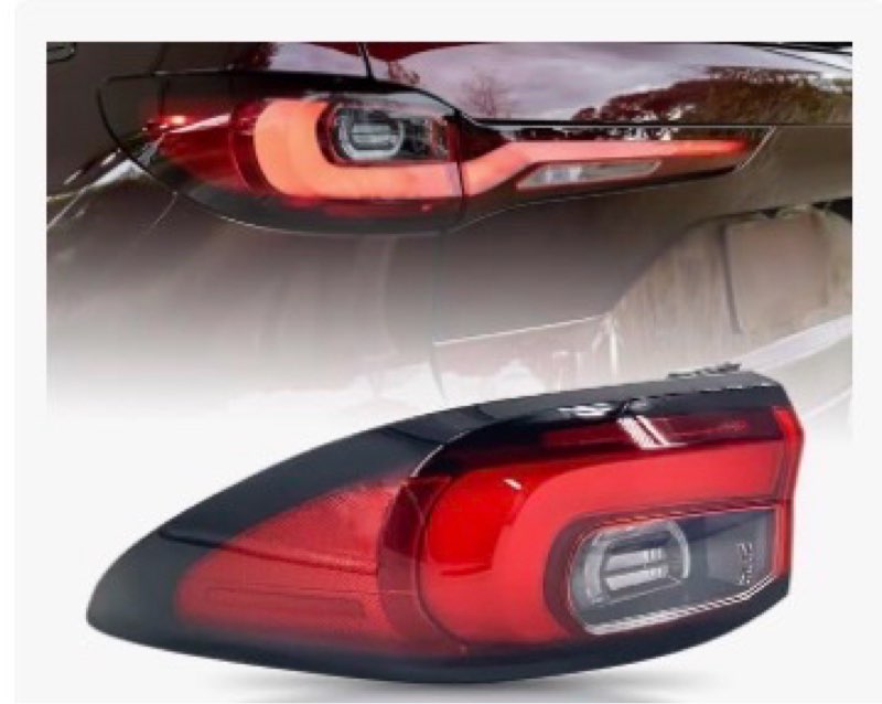 Rear Outer Led Tail Lamp, Led Tail Light Assembly Compatible with Mazda Cx-90 Sport 2024 2025 2.5l 3