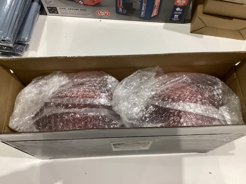 Condition photo showing New/Like New for 100PCS Clear Pink Plastic Bowls - 12 oz Pink Gold Disposable Salad Bowls - Heavy Duty Disposable Soup Bowl - Fancy Plastic Ice Cream Bowl for Weddings Valentine's Day Parties Dinners Picnics