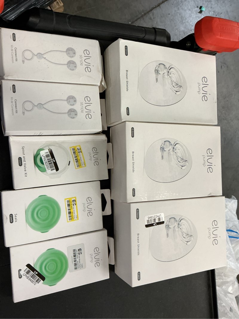 Condition photo showing Good Condition for assorted elvie breast pump essentials 