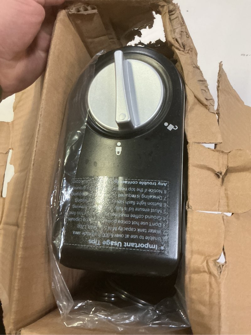 Condition photo showing Good Condition for CHULUX Single Serve Coffee Maker for K Capsule and Ground Coffee, Single Cup Coffee Machine, Black A-Black