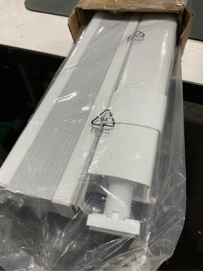 Condition photo showing Good Condition for lazblinds no tools no drill cordless cellular shades, top down bottom up (tdbu) honeycomb shades for home, blackout light blocking thermal insulation blinds for windows, 55" w x 64" h, white blackout - white 55" w x 64" h