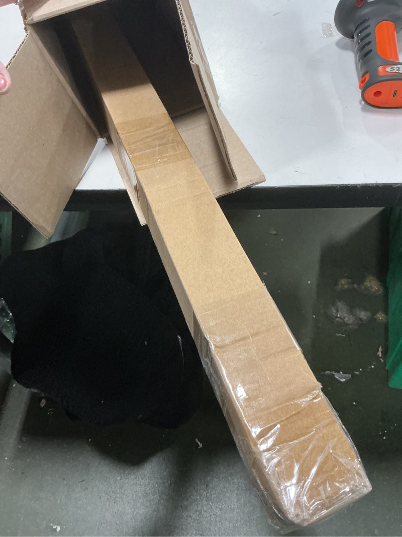 Condition photo showing New/Like New for 48" L-Track Rail Tie Down System Black, Truck Bed Rail System with L-Track Single Stud O-Ring Fittings, Aluminum LTrack Rail for Truck and Trailer to Secure Motorcycles, ATVs and Bikes 48in Black