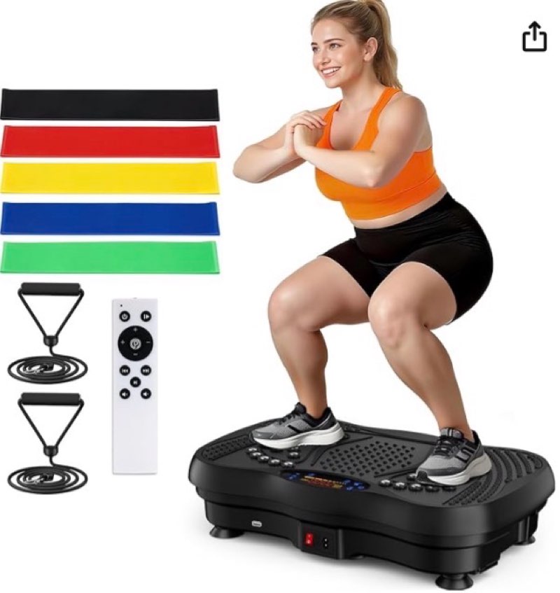 nisilin vibration plate exercise machine for lymphatic drainage with 200 levels, whole body fitness 