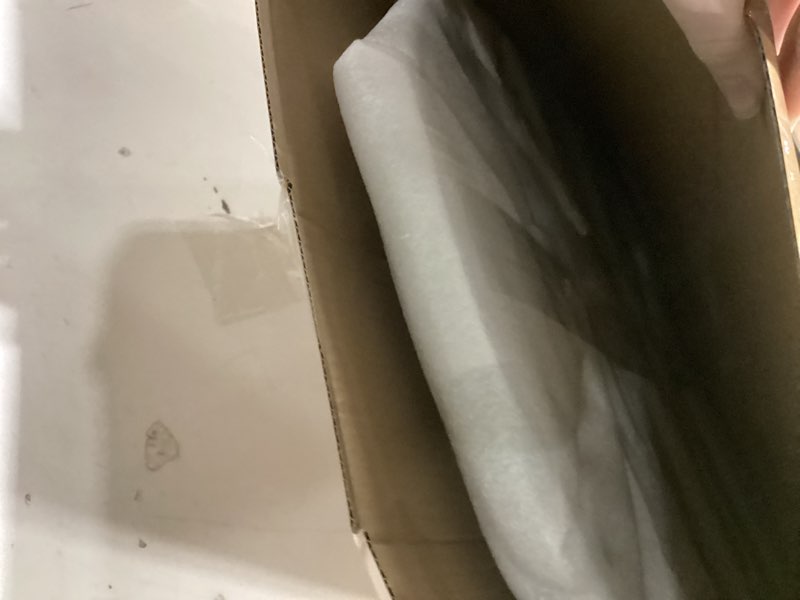 Condition photo showing Good Condition for 2 Pcs Restaurant Serving Trays PP Plastic Non Slip Rubber Lined Large Oval Tray for Kitchen Dining Room Cafeterias Fast Food Service (24 x 29 Inch,Black) 24 x 29 Inch Black 2