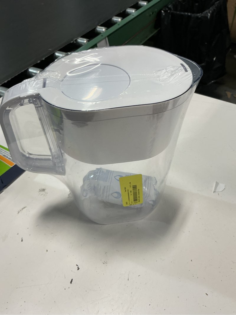 Condition photo showing Good Condition for brita water filter 10-cup tahoe water pitcher dispenser white: easy-fill lid, electronic indicator