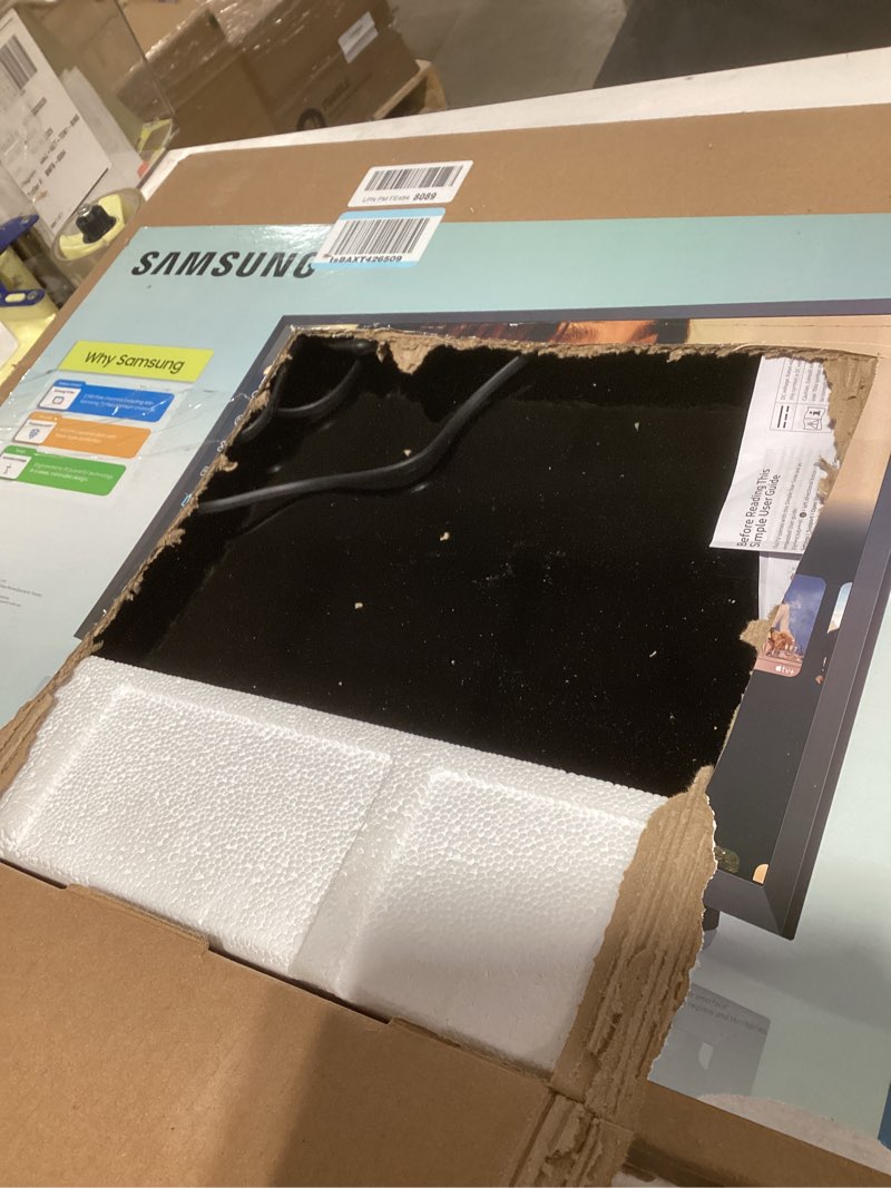 Condition photo showing As Is for Samsung 32-Inch Class HD H5000F Smart TV (2025 Model) HDR, Object Tracking Sound Lite, Knox Security, One UI Tizen 32-Inch H5000 Series