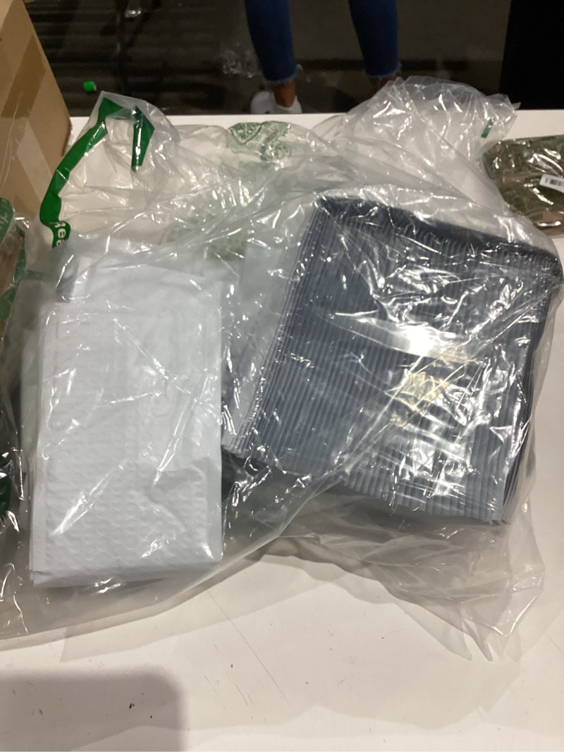 Condition photo showing Good Condition for ucgou bubble mailers 4x8 inch white 100 pack poly padded envelopes small business mailing packages opaque self seal boutique shipping bags bubble mailer white 4x8" 100pc