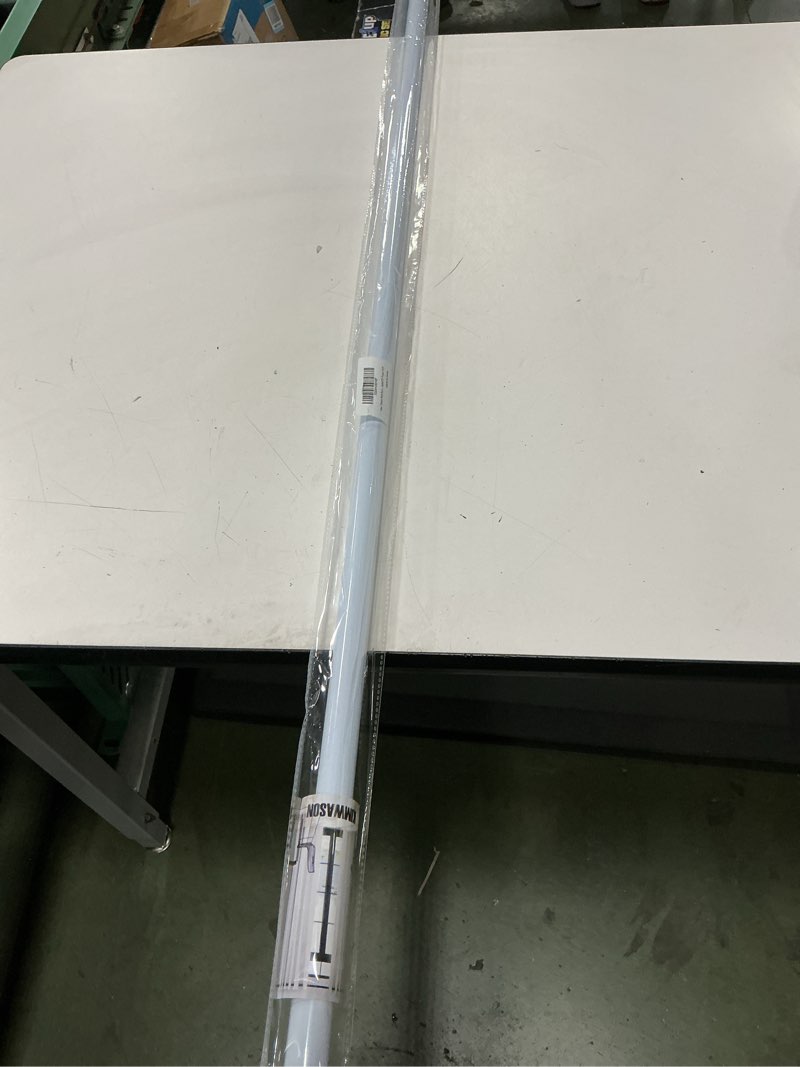 Condition photo showing New/Like New for Tension Rods Room Divider, Premium Adjustable Curtain Tension Rod, 53-100 Inch Large Curtain Rod, No Drilling Tension Pole for Kitchen, Bathroom, Cupboard, Wardrobe, Window, Bookshelf DIY Project 1PCS White 53-100 in - 1 pcs