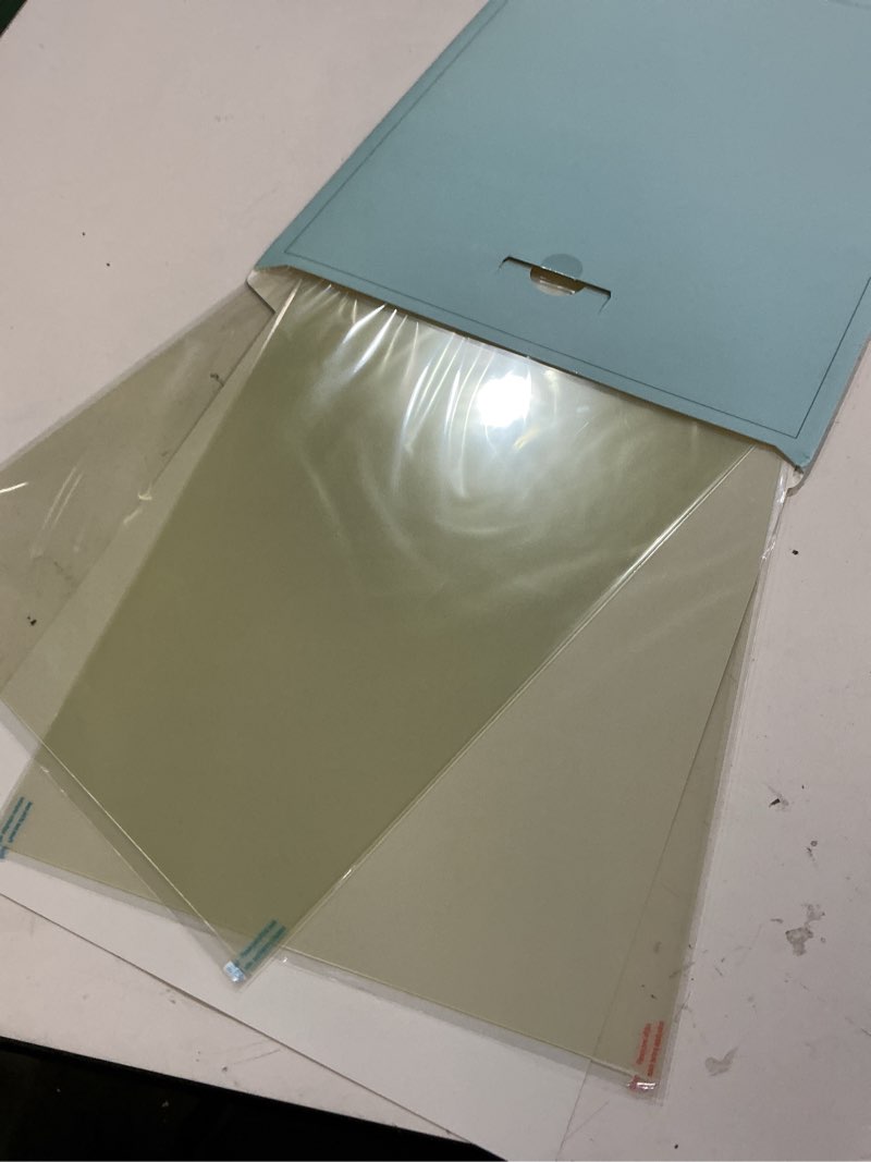 Condition photo showing New/Like New for [2-pack] 22 inch computer blue light blocking screen protector for 16:10 widescreen monitor, anti glare anti-uv eye protection desktop pc led monitor filter, removable anti-scratch screen film 22in 22 inch (diagonal) - 16:10 aspect ratio transparent for monitor