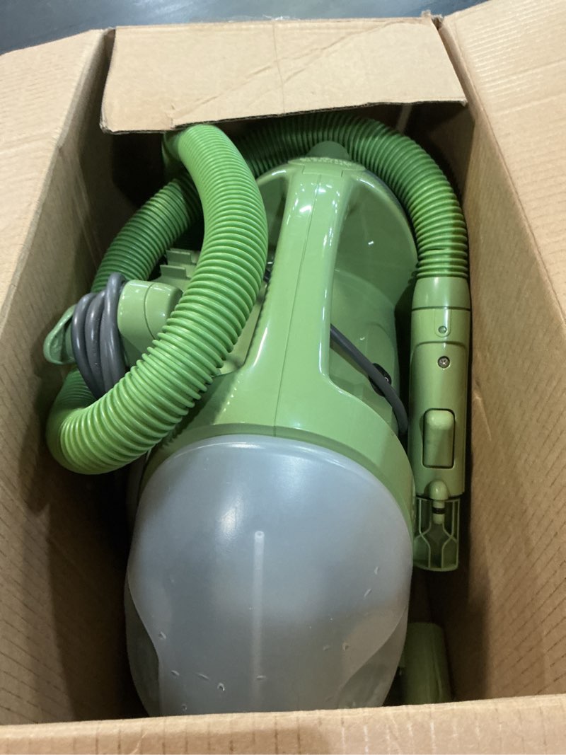 Condition photo showing As Is for BISSELL Little Green Multi-Purpose Portable Carpet and Upholstery Cleaner, Car and Auto Detailer, with Exclusive Specialty Tools, Green, 1400B
