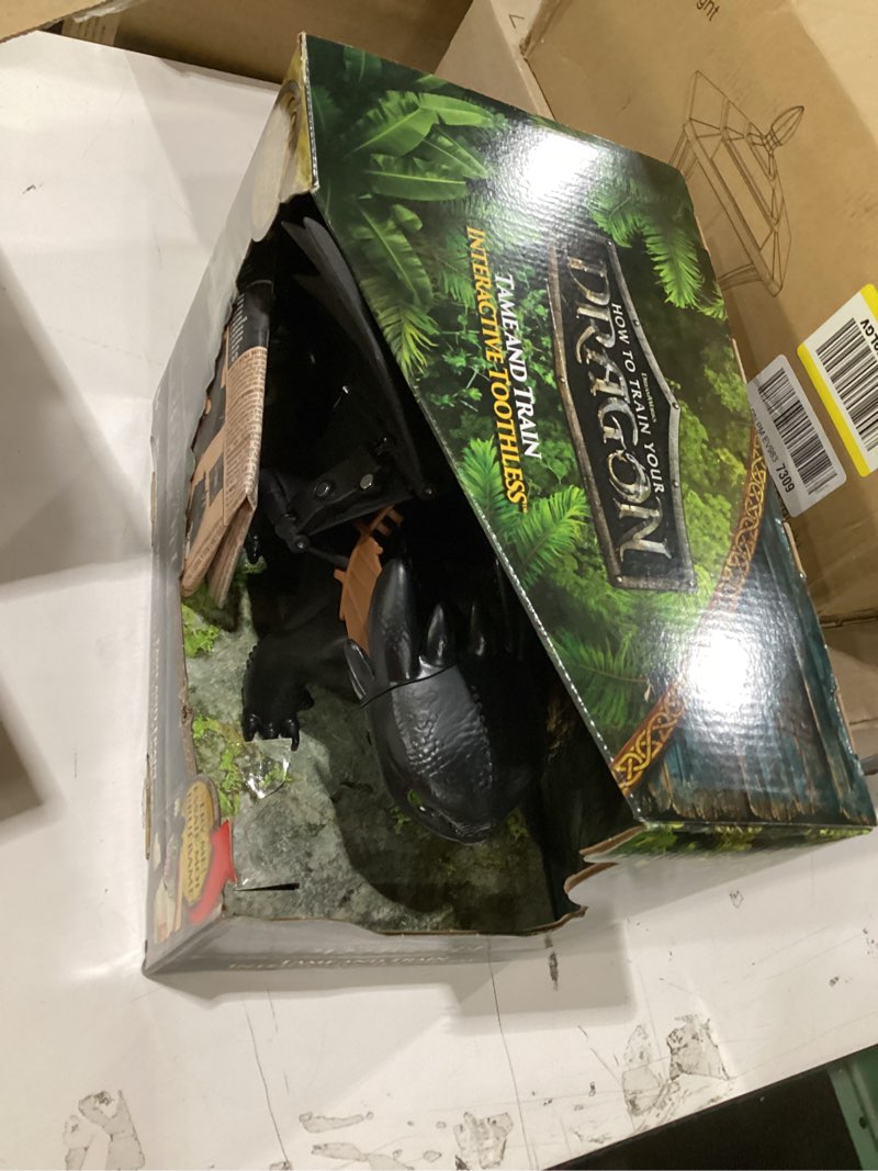 Condition photo showing New/Like New for DreamWorks Dragons How to Train Your Dragon, Tame & Train Interactive Toothless with 60 Sounds & Reactions, Kids Toys for Boys & Girls Ages 4 & up