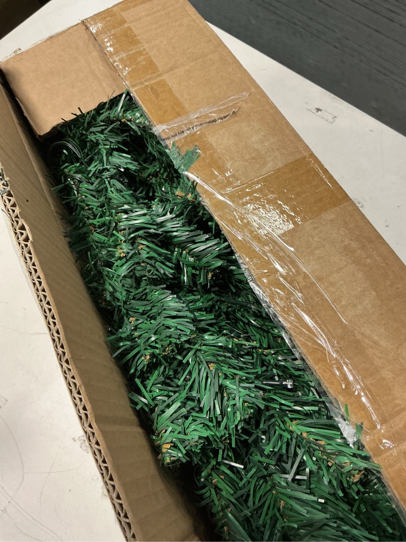 Condition photo showing Good Condition for Set of 2 Christmas Trees with Lights 4-FT Artificial Urn Potted Porch Christmas Tree Battery Powered with 8 Modes and Timer for Indoor Outdoor Christmas Trees-warm White