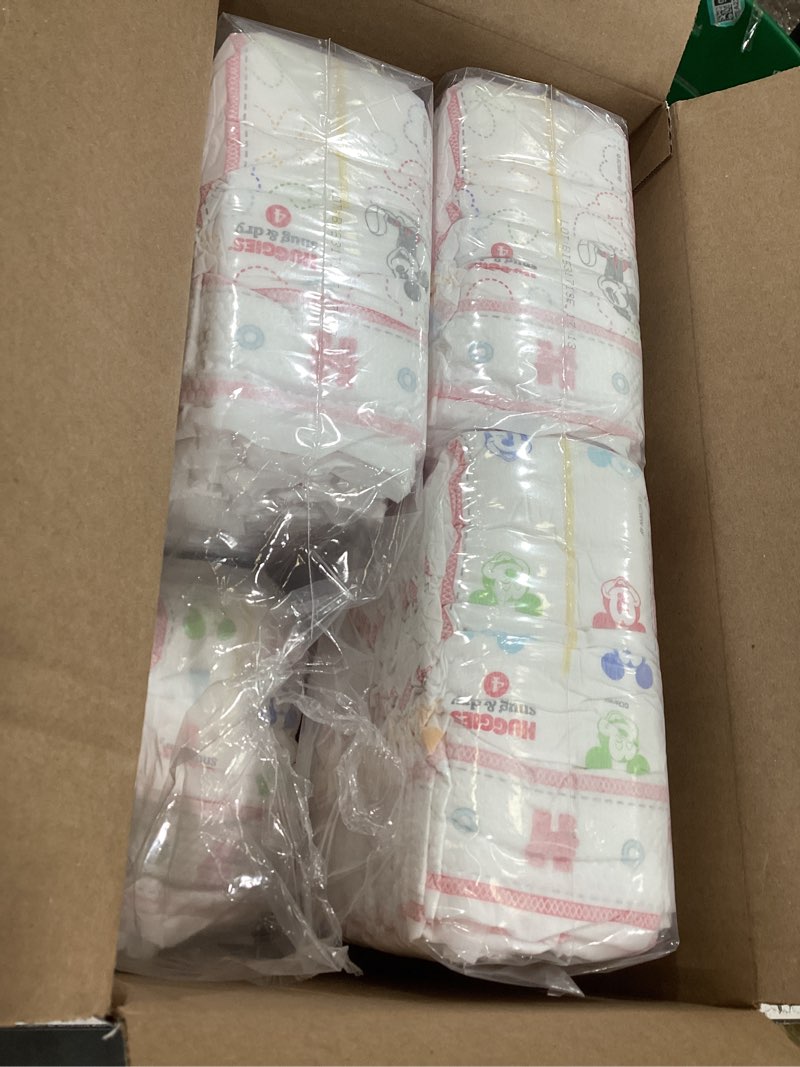 Condition photo showing As Is for Huggies Size 4 Diapers, Snug & Dry Baby Diapers, Size 4 (22-37 lbs), Multi Count, Packaging May Vary Size 4