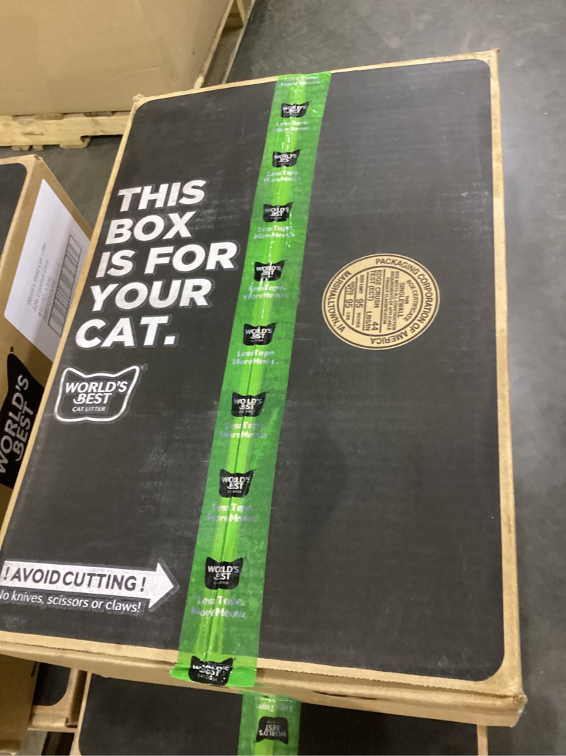Worlds best cat litter