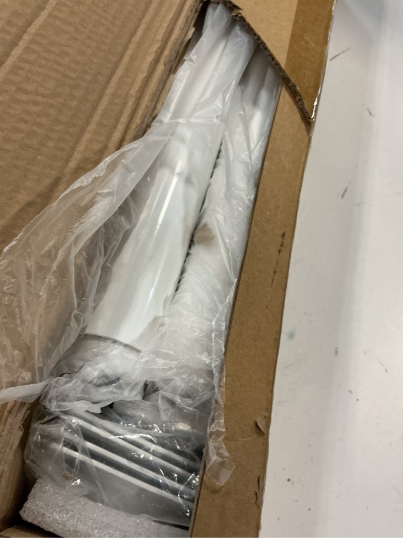 Condition photo showing Good Condition for qlly 24-40 inch adjustable metal table legs, heavy duty diy desk legs with leveling feet, set of 4, white for home office, desk, countertop, kitchen table 4 white