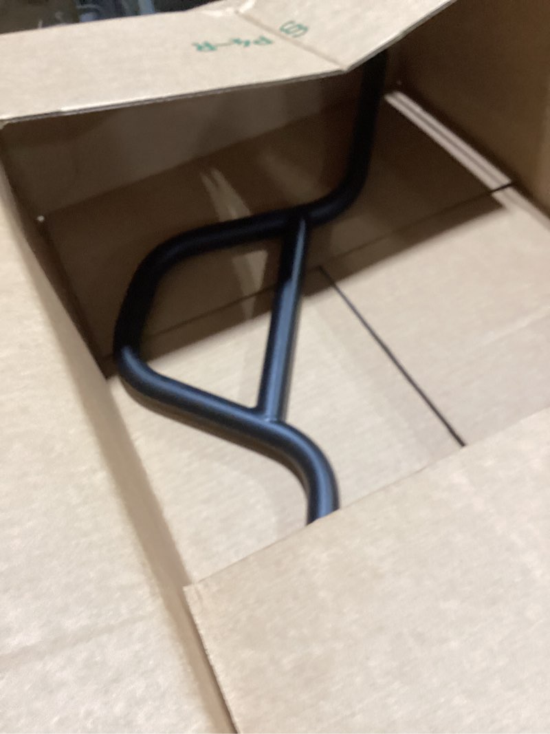 Condition photo showing Good Condition for 22.2 bmx bike handlebar 670mm, 160mm high rise bicycle handlebar 6° backsweep 3° upsweep steel riser handle bars for e bike, dirt bike, pit bike, atv mini bike, mtb, fixie gear, 7/8 inch 22.2 x 670mm (160mm rise)