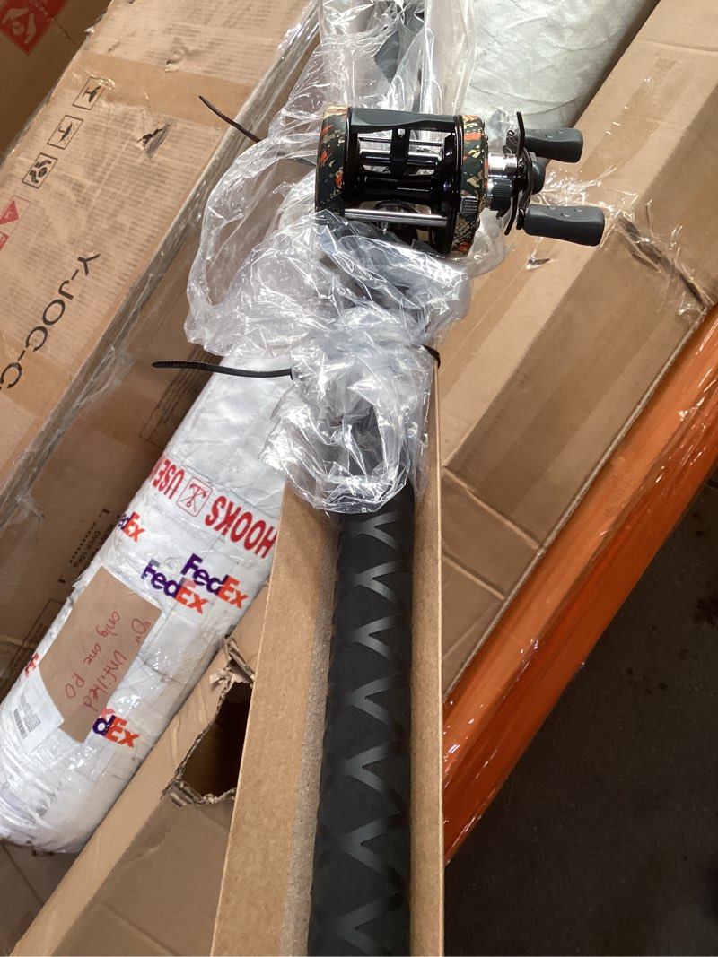 Condition photo showing New/Like New for Abu Garcia Catfish Commando Baitcast Reel and Fishing Rod Combo Casting (New Model) 6500 Size Reel - 7' - Medium Heavy - 1pc