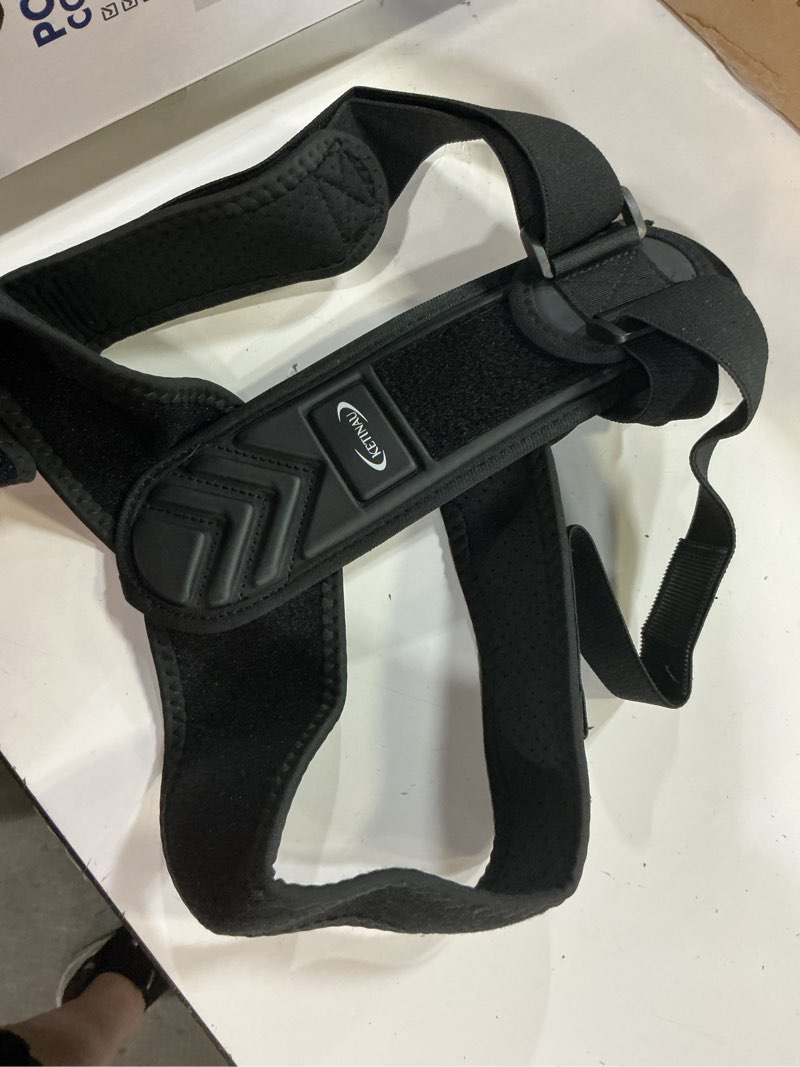 Condition photo showing Good Condition for posture corrector for women and men, back brace adjustable upper posture support, back support, comfortable back straightener support for clavicle support, and providing pain relief from neck (large)