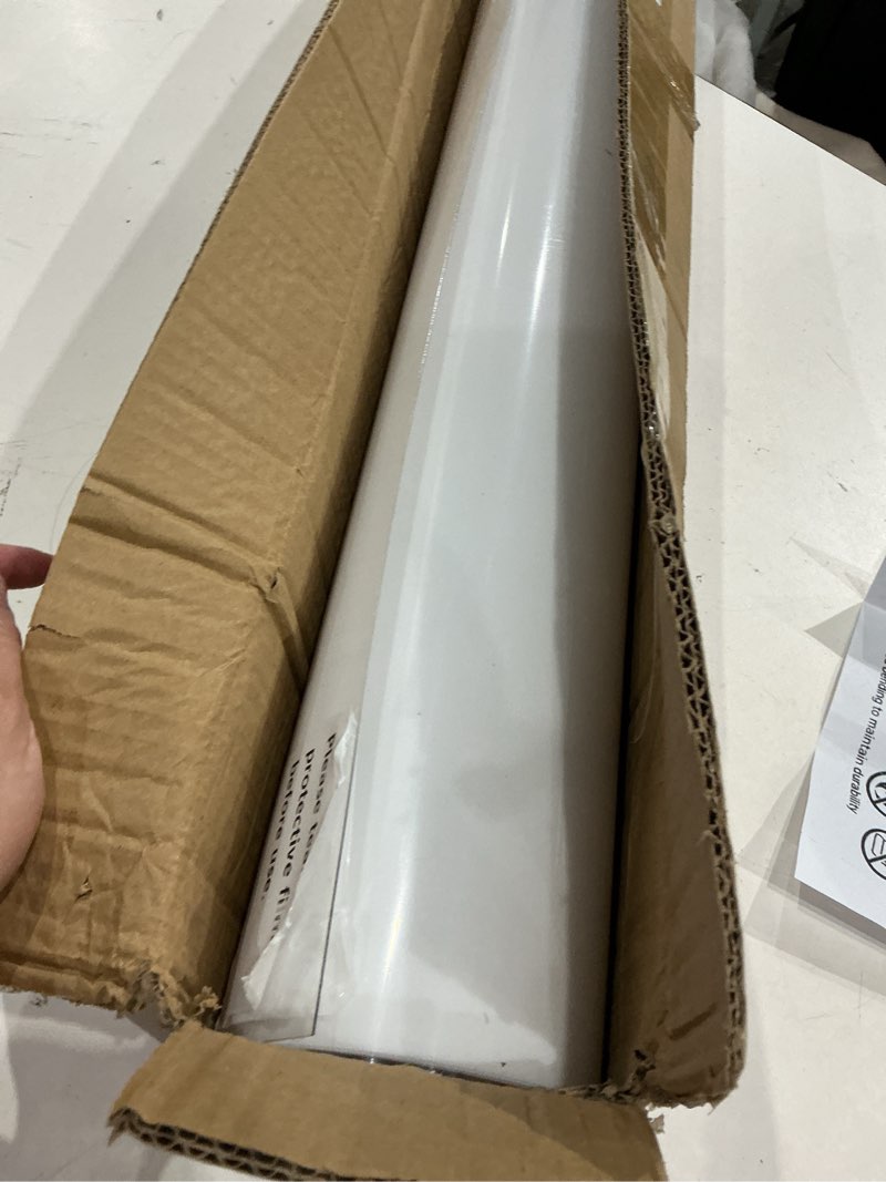 Condition photo showing As Is for extra large pet sheets roll, transparent clear flexible