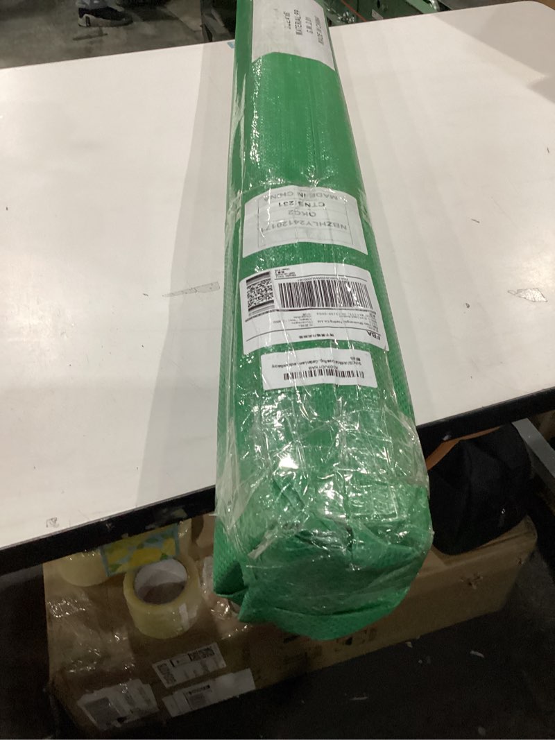 Condition photo showing As Is for Artificial Grass Turf 0.4 Inch 4FTX6FT Synthetic Grass Mat Fake Grass Indoor Outdoor Rug Grass Carpet Custom Sized for Garden Lawn Landscape Balcony