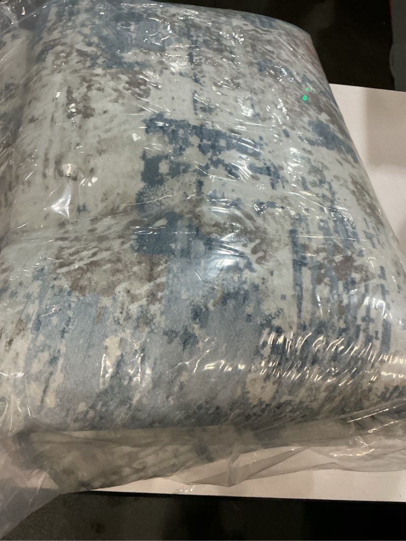 Condition photo showing Good Condition for Modern Abstract Area Rugs Machine Washable Rug Contemporary Office Carpet Indoor Non-Slip Non-Shedding Floor Cover for Dining Room Living Room Bedroom(8x10)