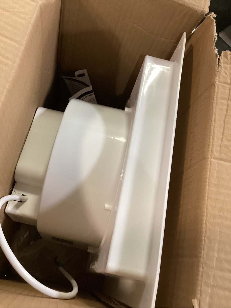 Condition photo showing Good Condition for bathroom exhaust fan 12" panel ultra quiet without light?10x10 mount?, 1.0 sone 130cfm, 4" duct for bathroom/garage/home style1 10in(hole size)