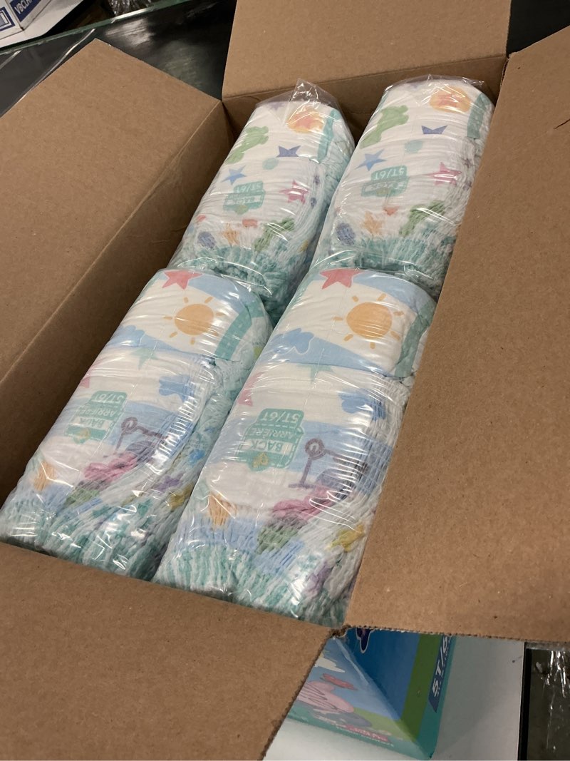 Condition photo showing New/Like New for Pampers Training Pants - Easy Ups Girls & Boys - Size 5T-6T, 84 Count, Peppa Pig Potty Underwear (Packaging May Vary) 5T-6T 84