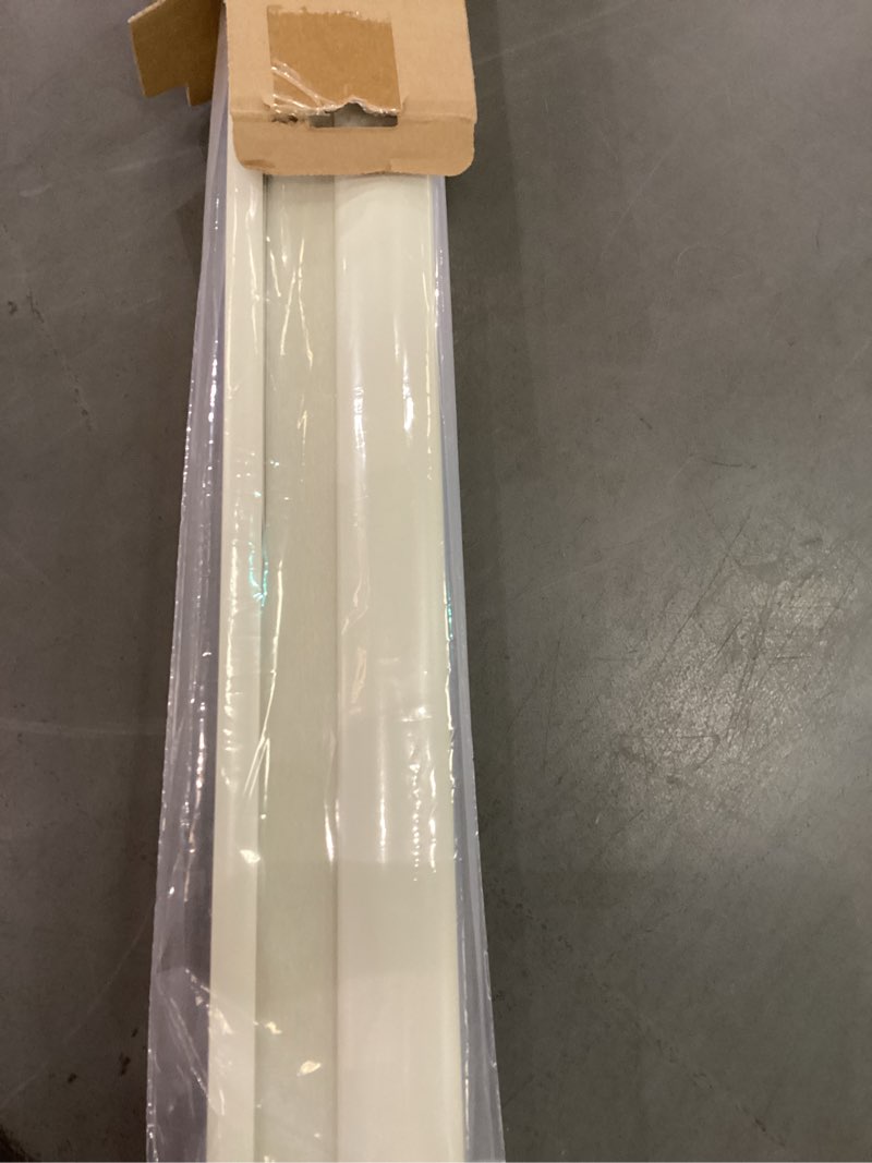 Condition photo showing As Is for Joydeco No Tools No Drill Window Blinds for Indoor Windows, Blackout Shades Cellular Shades Cordless, No Drill Blinds for Windows, Window Shades for Home, Bedrooms, Doors (Beige, 27" W x 64" H) Beige - No Drill Design 27"W x 64"H