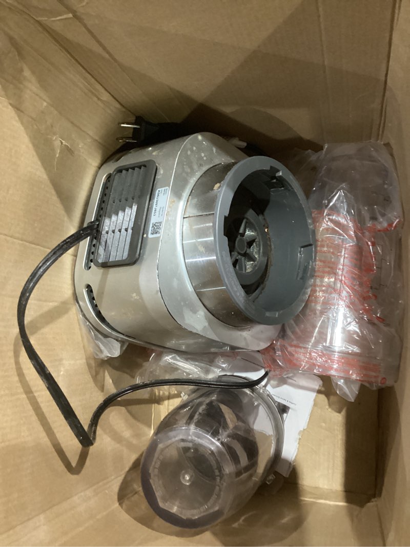 Condition photo showing As Is for Ninja SS151 TWISTi Blender DUO, High-Speed 1600 WP Smoothie Maker & Nutrient Extractor* 5 Functions Smoothie, Spreads & More, smartTORQUE, 34-oz. Pitcher & (2) To-Go Cups, Gray 1400 Peak Watts