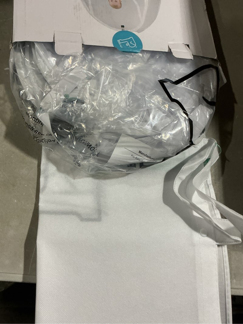 Condition photo showing Good Condition for mini crib and pack and play tent, net canopy to keep baby from climbing out, breathable mesh with auto-lock zipper and latch, safety tent for travel and sleep (mosquiteros para cunas de bebes) mesh - no lower trim pack n' play / mini crib - 38 inch