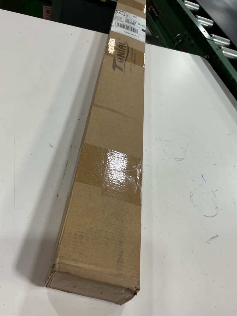 Condition photo showing New/Like New for tonial bay window curtain rods, 36 to 72 inch center rod for windows, 20 to 36 inch side rods for window 3/4 inch decoratice drapery rods with small cap end, silver silver 36-72"(3 sided)