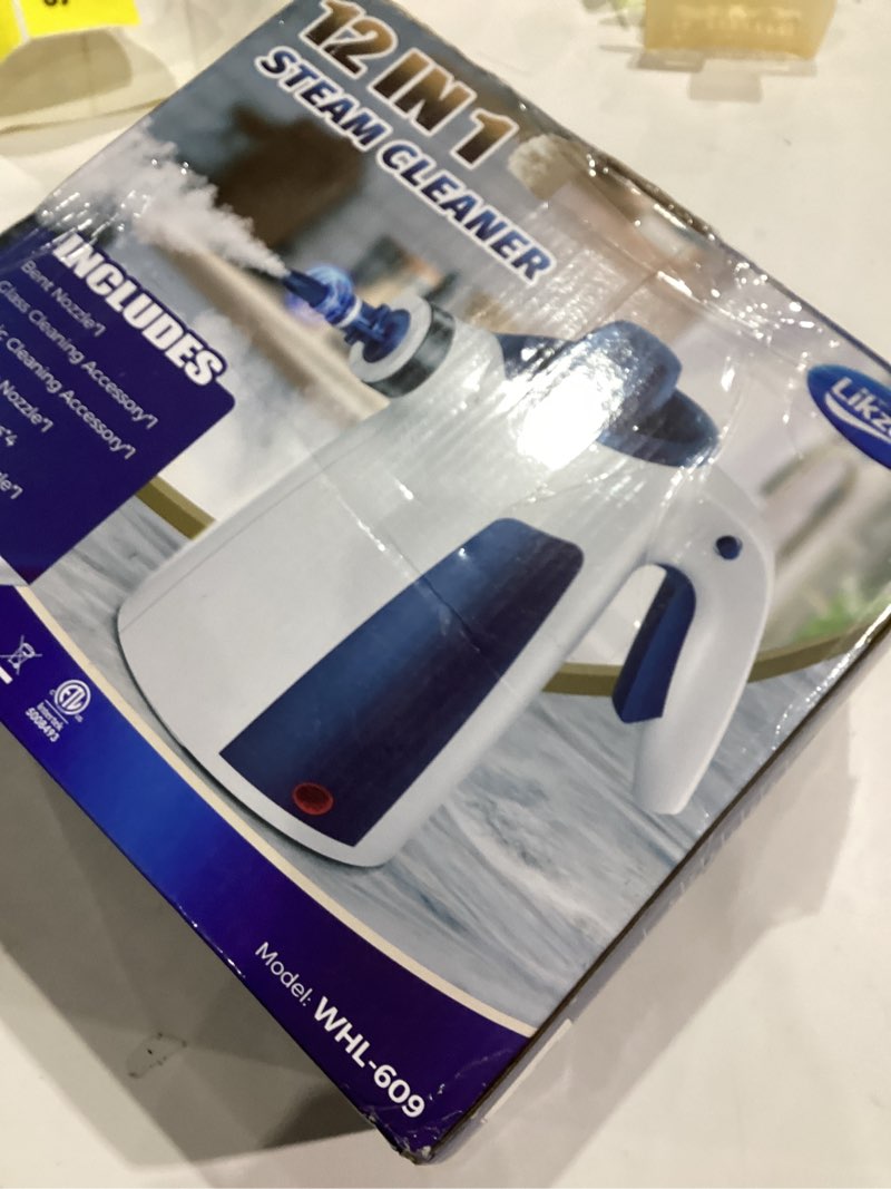 Condition photo showing Good Condition for Steam Cleaner, Pressurized Handheld Multi-Surface Natural Steam Cleaner with 12 PCS Accessories & Safety Lock, 350ML Large Capacity, Steamer for Car, Home, Upholstery, Kitchen, Window, Grime, Grease