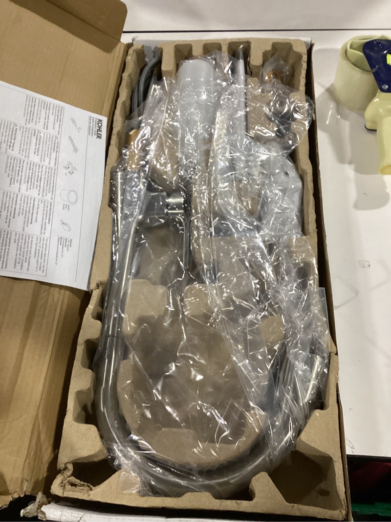 Condition photo showing Good Condition for KOHLER R22867-SD-VS Maxton Pull-Down Kitchen Faucet with Soap Dispenser/Lotion Dispenser, Kitchen Sink Faucet with Pull Down Sprayer, Vibrant Stainless