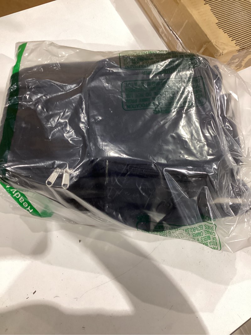 Condition photo showing Good Condition for Nail Polish Organizer Bag Holds 70 Bottles and Nail Lamp, Nail Polish Storage Case with 2 Removable Bags and Multiple Pockets, Black