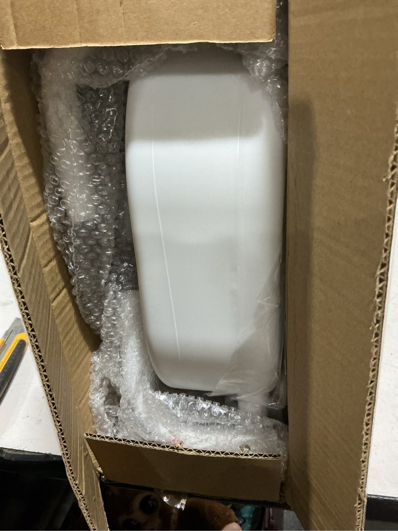 Condition photo showing New/Like New for toilet seat risers for seniors - raised toilet seat with handles over toilet - elevated toilet seat for handicap & elderly, adds 3.5 inches height, assists standing & sitting