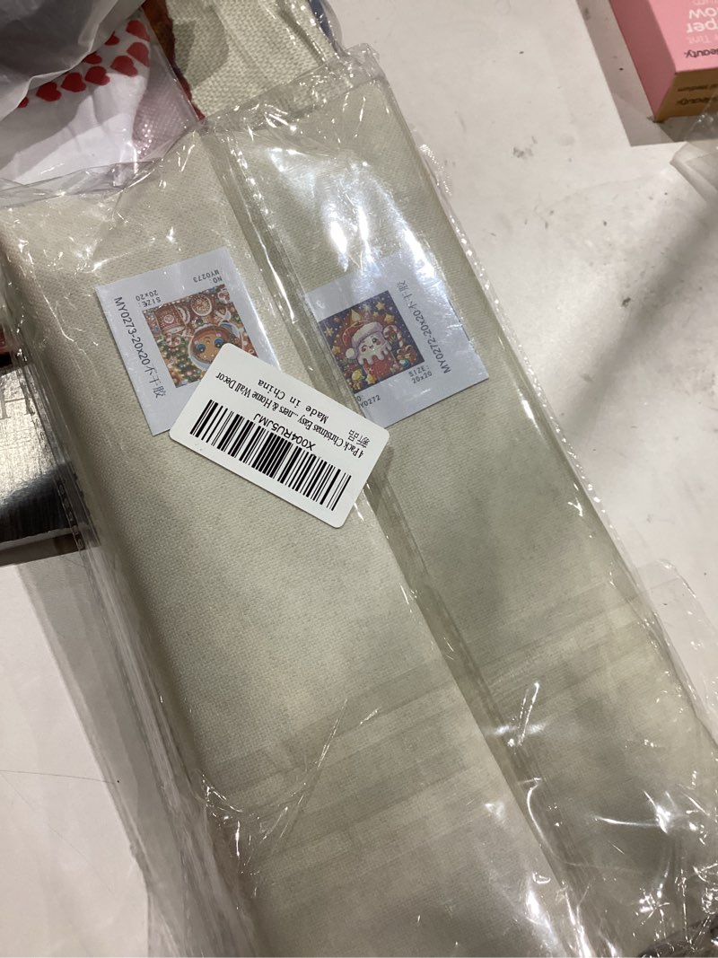 Condition photo showing Good Condition for igoodom 4 Pack Christmas Paint by Numbers Kit for Kids, Christmas Kids Paint by Numbers for Ages 8-12, Paint by Numbers Kits Children Beginner for Home Wall Decor 8x8 Inch MY0271-MY0274